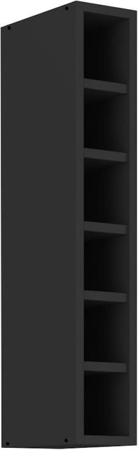 Hängeschrank Regal für deine Küchenzeile in Schwarz matt, Serie SIENA MONZA ARONA - Bild 1