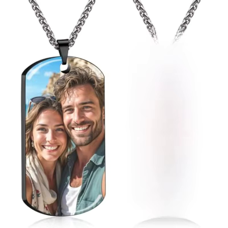 Amaxer Halskette Edelstahl, Unisex - Bild 7