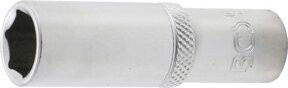 BGS Steckschlüssel-Einsatz Sechskant tief 10533, Antrieb Innenvierkant 10 mm (3/8"), SW 13 mm, Silber - Bild 1