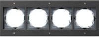 Gira Abdeckrahmen vierfach TX44 IP44 Anthrazit - Bild 1