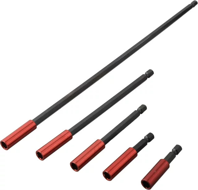 DAZZLEEX Quick Release Bit Halter mit langem Griff für 1/4 Zoll Hex Bits, Schraubendreher Verlängerung 50-300mm - Bild 1