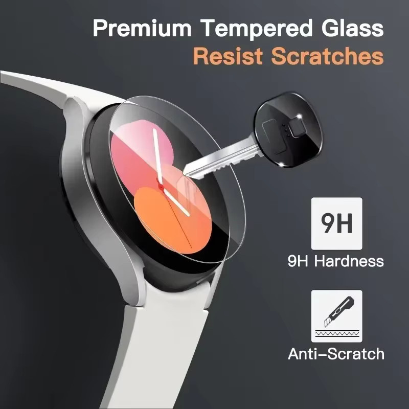 Samsung Displayschutzfolie Glas, Galaxy Watch 3 4 5 6 7 Classic 42/46mm 40/44mm - Bild 2