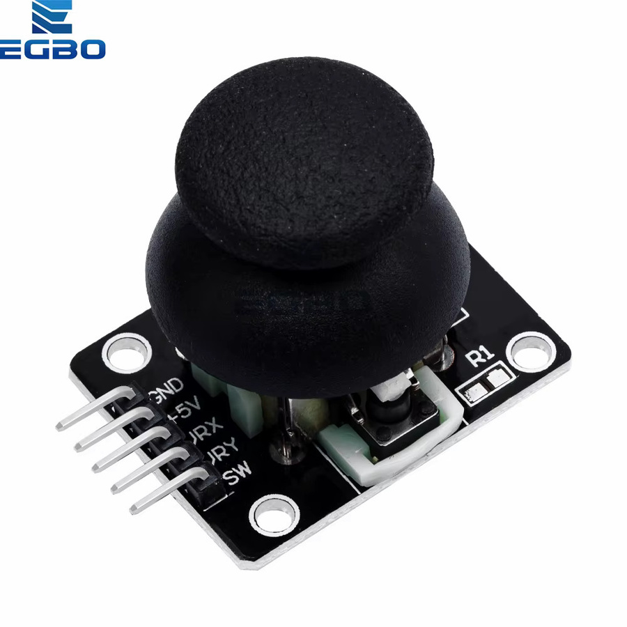 EGBO KY-023 Zweiachsiges XY-Joystick-Modul mit Analogausgang, PS2-Game-Controller-Sensor in Schwarz - Bild 2