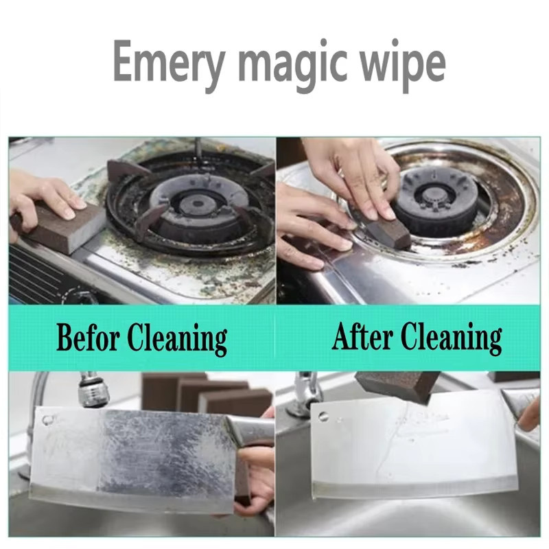 Dady Kitchen Wonder Magic Reinigungsbürste aus Melamin zum Entfernen von Rost und Kalk für Kochfeld und Töpfe - Bild 5