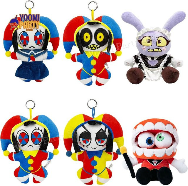 Potdemiel Jax Plüsch-Digitalpuppe, Zirkus-Mädchen, Magischer Hase Clown, Plüsch / Textil - Bild 1