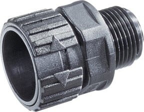 murrplastik Schlauchverschraubung MSV-M20x1,5 / 16 in Schwarz mit IP 65 Schutzart - Bild 1