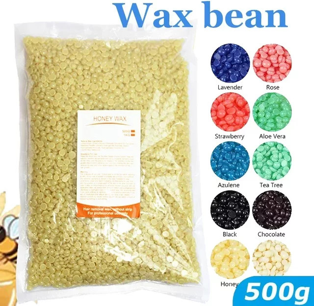 Hartwachsbohnen zur Haarentfernung, Körper, 500 g, Unisex - Bild 1