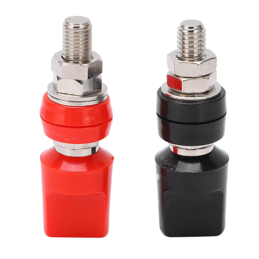 Qiilu M8 Kupfer-Polklemme mit 100 A Stromanschluss und 4-mm-Stecker in Multicolor - Bild 2