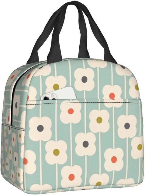 Orla Kiely Isolierte Lunchtasche mit Blumenmuster für Damen, auslaufsicher, Thermo-Kühltasche, Mehrfarbig, B/T/H: 22 x 20 x 13 cm - Bild 1