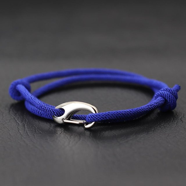 Rd lala Armband, marineblau, zweilagig, Unisex - Bild 1