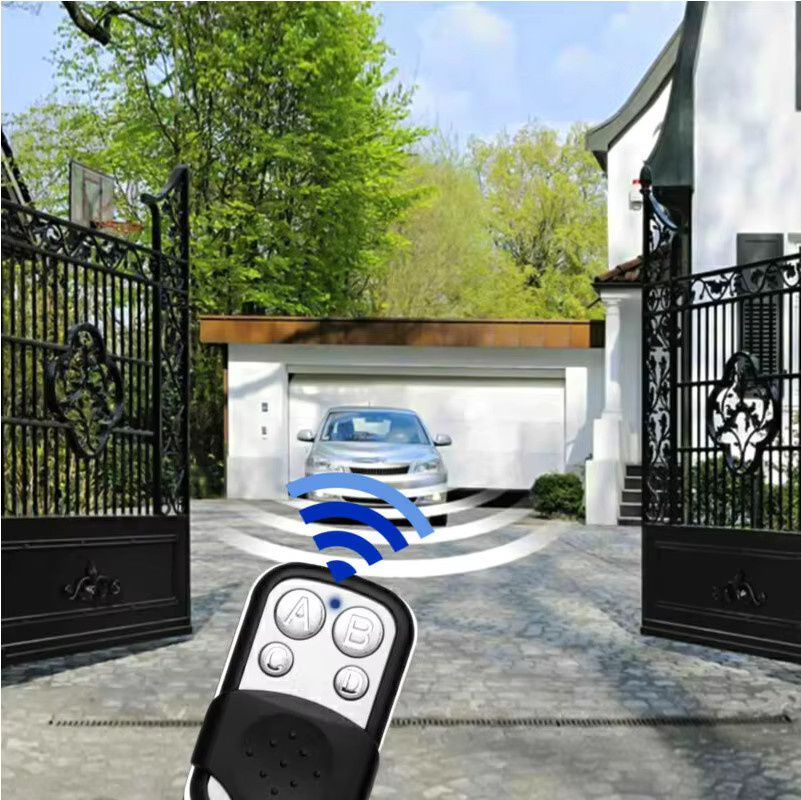 Universal 433MHz Garage Fernbedienung und Toröffner als drahtloser Duplikator für Lerncodes in Schwarz - Bild 4