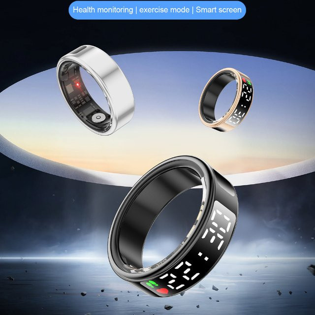 KHWPS Smart Ring, Edelstahl, wasserdicht, Unisex - Bild 1