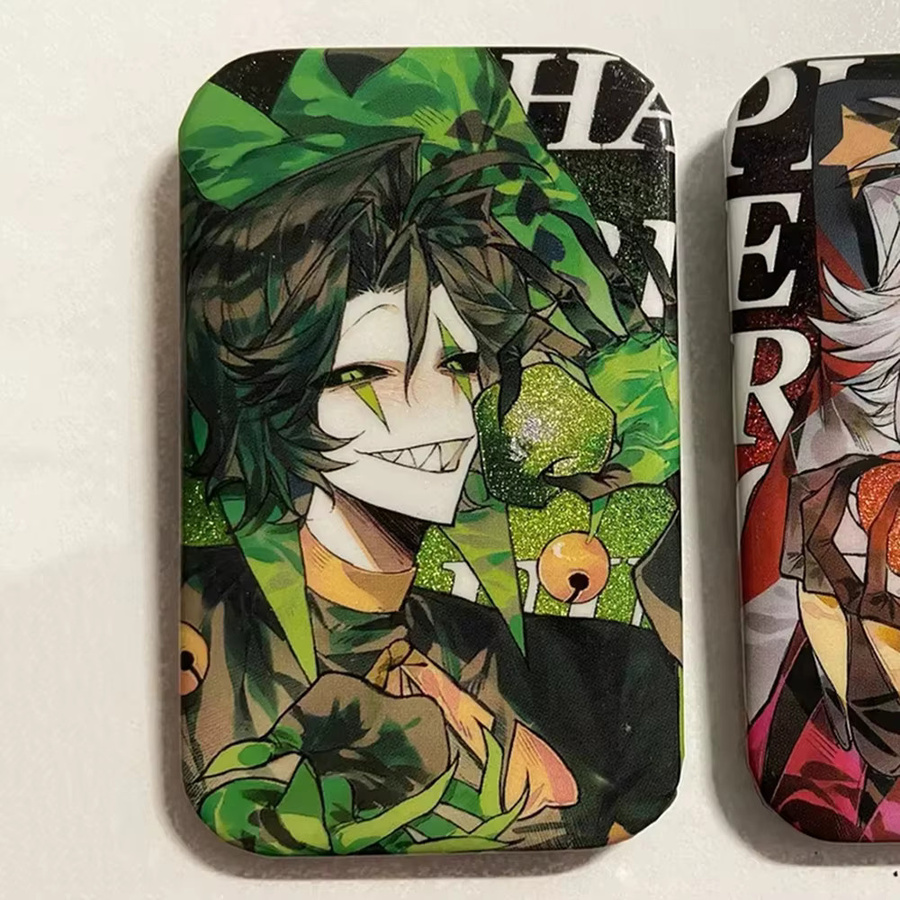YiYuYiHua Brosche, Metall, Bunt, Pierrot Harlekin - Bild 3