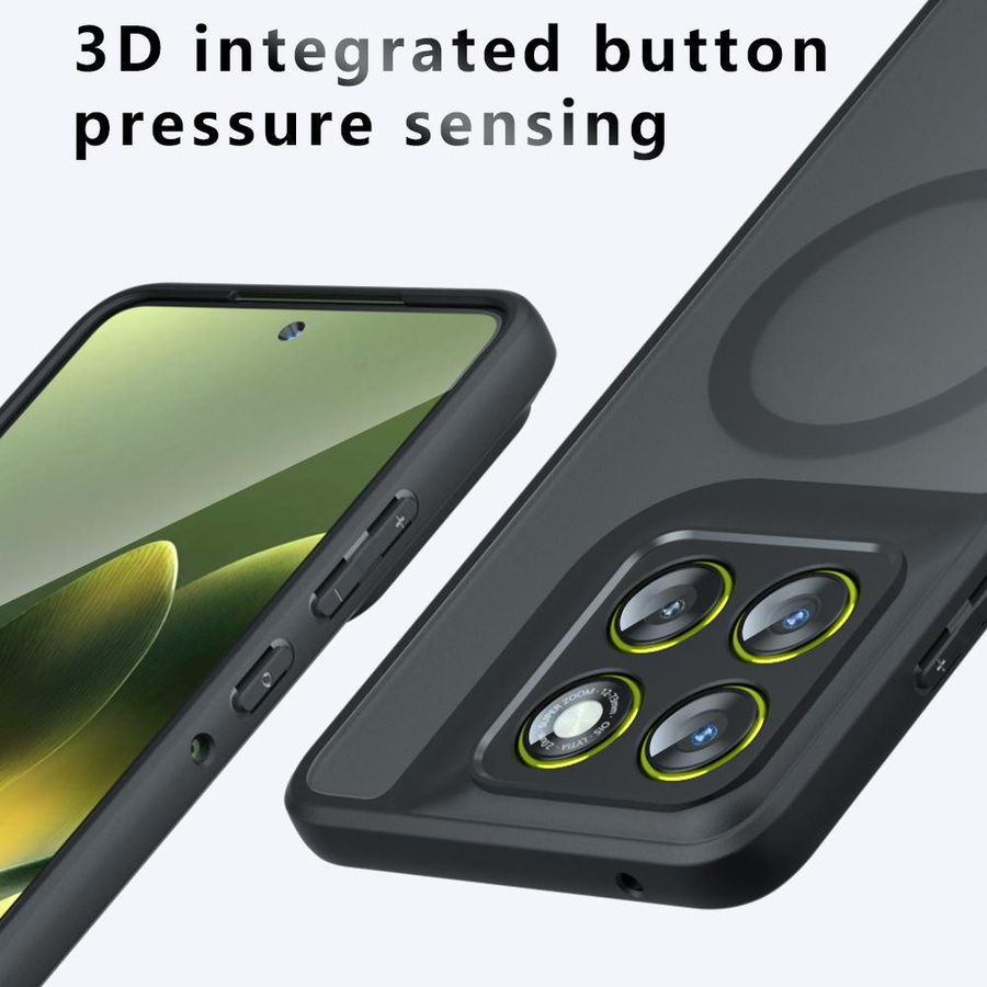 Magnetische Acryl Matte Hülle für dein Motorola Edge 70 Air, stoßfeste transparente Handyhülle - Bild 2