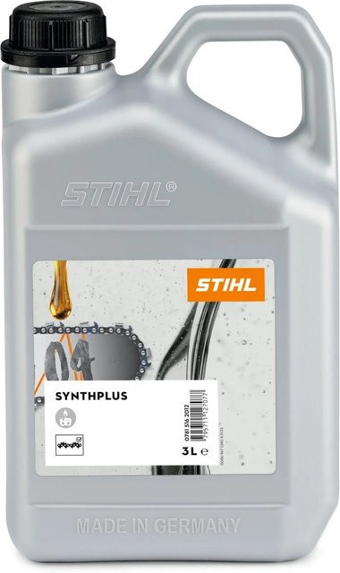 Stihl Sägekettenhaftöl SynthPlus für Professionals in Orange-Grau - Bild 1