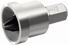 Stanley Kreuzschlitz-Bit PH2 aus Stahl in Silber - Bild 1