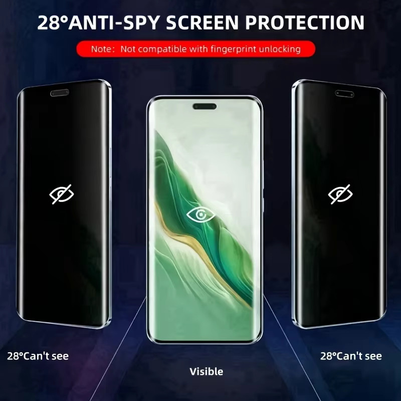 Anti-Spy Hydrogel Displayschutzfolie für Honor 600 400 Magic 8 7 Lite X9 D C X70 X60 Pro, transparente Weichfolie zur vollständigen Abdeckung - Bild 2
