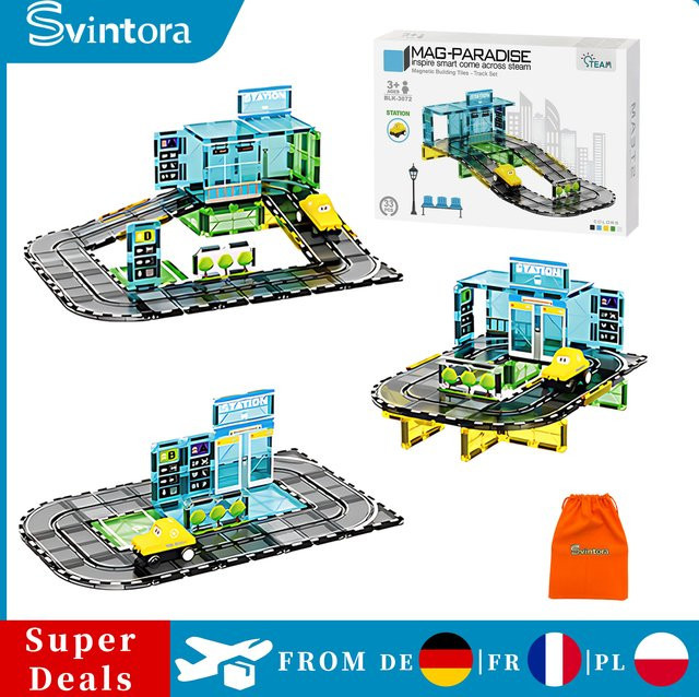 Svintora Magnetische Bausteine, Polizei, ab 3 Jahre - Bild 1