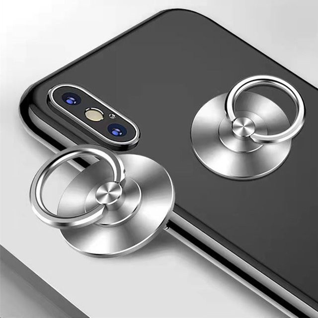 HTHwish Handy Fingerring Halter in Gold mit 360 Grad Drehung und klappbarer Funktion für iPhone, Huawei, Samsung und Xiaomi - Bild 1