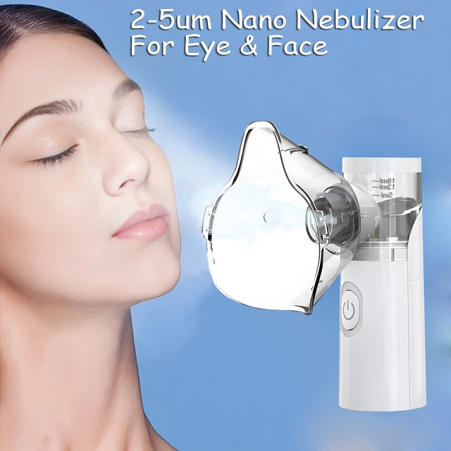 ALIWUZN Gesichtsdampfer mit Netzfilter, Weiß, Unisex - Bild 1