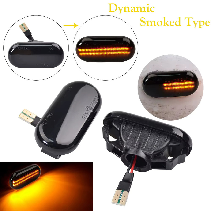 Malcayang LED Seitenmarkierungslicht mit Repeater Blinker für Nissan Tiida C11, Note E11, Ne11, Micra K12, Navara D40 und Qashqai J10 - Bild 5