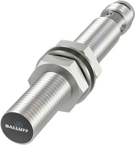Balluff Induktiver Näherungsschalter BES M08MI-PSC40B-S49G BES01ZW, quasi bündig, PNP, Schließer, Farbe: Silber, Durchmesser: 8 mm, Länge: 60 mm - Bild 1