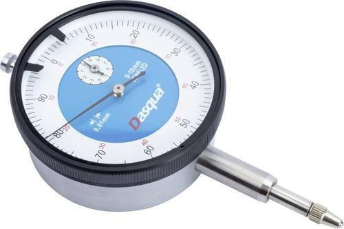 Dasqua 5111-0000 Messuhr in Silber mit 10mm Kontrollmaß und 0,01mm Ablesung - Bild 1