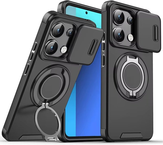 Stoßfeste Schutzhülle für Xiaomi Mi 14T Pro 5G und Xiaomi 14T in Schwarz mit Kameraschutz - Bild 1