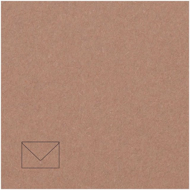 Rico Design Paper Poetry Kuvert Essentials C6 5 Stück Mocca - Bild 1