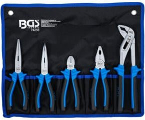 BGS Zangen-Satz, 5-teilig, blau - Bild 1