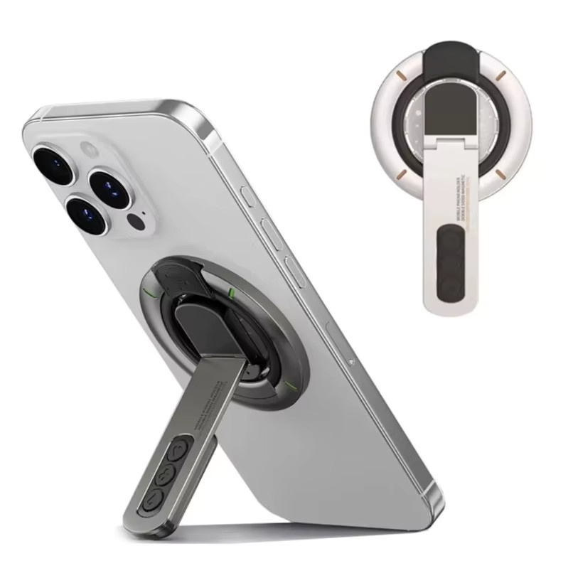 VIKEFON Magnetischer Fingerring-Halter in Weiß, 360 Grad drehbarer MagSafe Handygriff und Ständer für iPhone - Bild 6