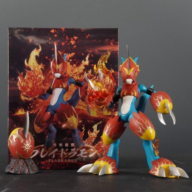 Digimon Königliche Flammenbestie Lotusbestie Figuren PVC ab 14 Jahren - Bild 1