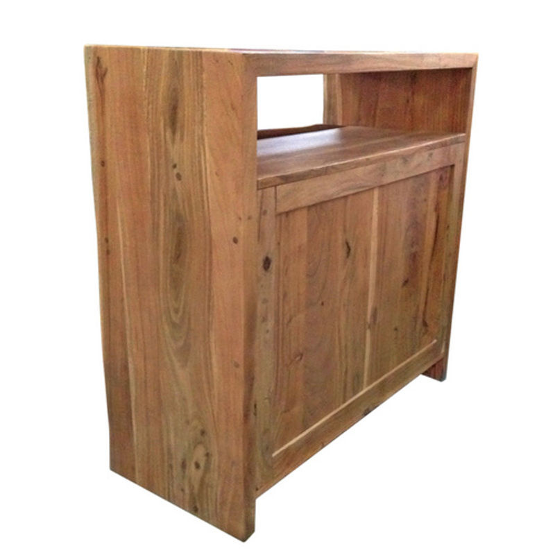 SIT Kommode ALBERA aus Akazienholz, 2-türig, braun, B/T/H: 130 x 40 x 90 cm - Bild 2