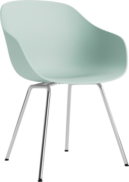 HAY About A Chair AAC 226 mit Armlehnen in Grün und mattem Stahlgestell - Bild 1