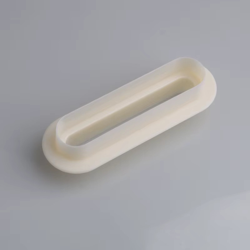 SHENHONG Ovaler doppelseitiger Dessert-Cutter aus Kunststoff in Weiß und Schwarz für Mousse und Gebäck - Bild 2