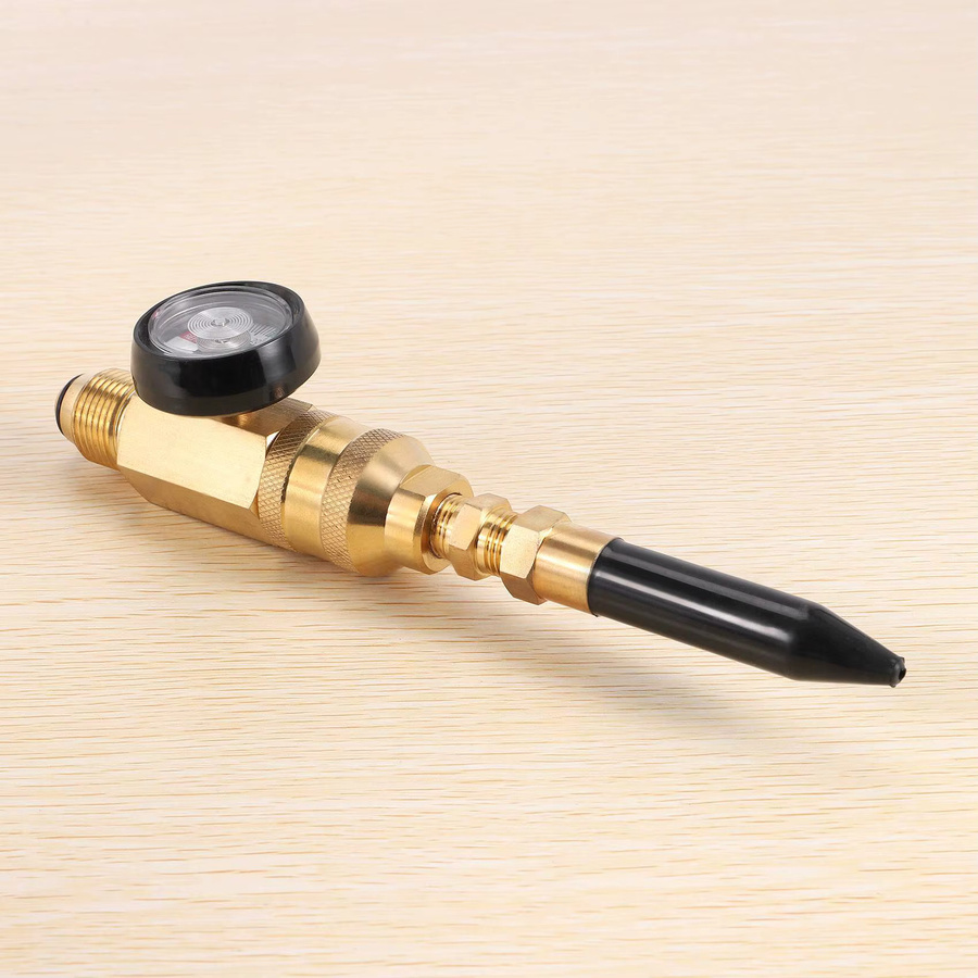 ABL Helium Tank Inflator Regler mit Manometer für G5/8 Tankventile in Gold - Bild 1