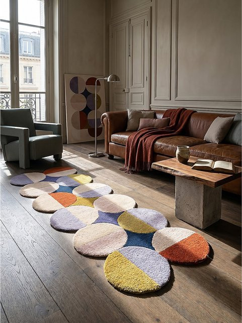 Wollläufer Kadima Design HALLEIN Multicolor B/T: 80 x 230 cm - Bild 1