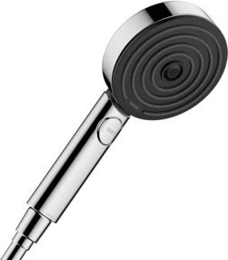 Hansgrohe Handbrause Pulsify Select S in Chrom mit 3 Strahlarten und EcoSmart Technologie, Durchmesser: 10,5 cm - Bild 1