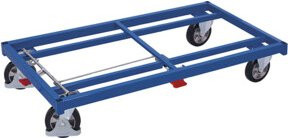 VARIOfit Schwerlastwagen aus Stahl in Blau mit einer Traglast von 1.200 kg, Breite: 138 cm, Tiefe: 88 cm - Bild 1