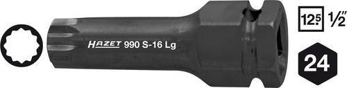 Hazet Kraft-Steckschlüsseleinsatz 1/2 Zoll 12,5 mm Schwarz 990S-14LG - Bild 1