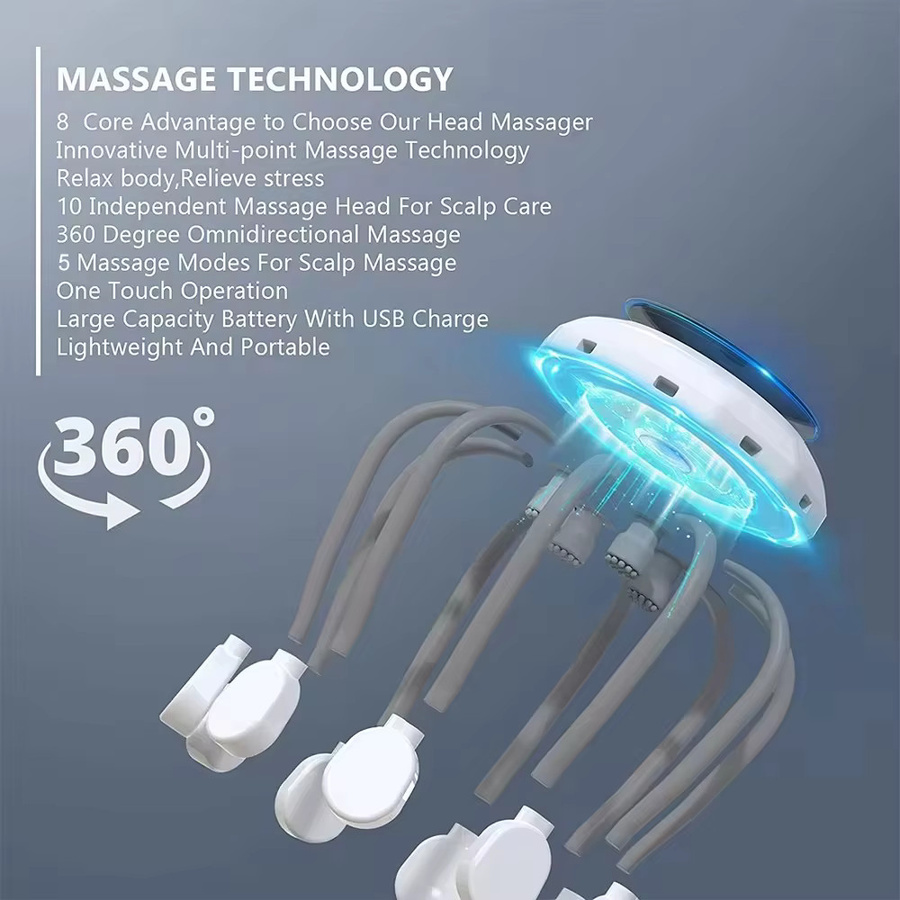 Octopus Claw Massagegerät für die Kopfhaut, Unisex - Bild 3