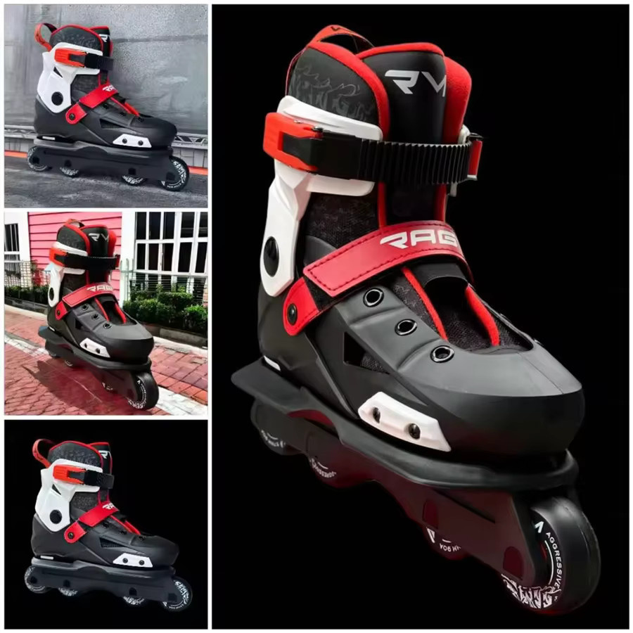 DZQ Verstellbare 4-Rad-Inlineskates, Hochleistungs-Aggressive-Skates - Bild 5