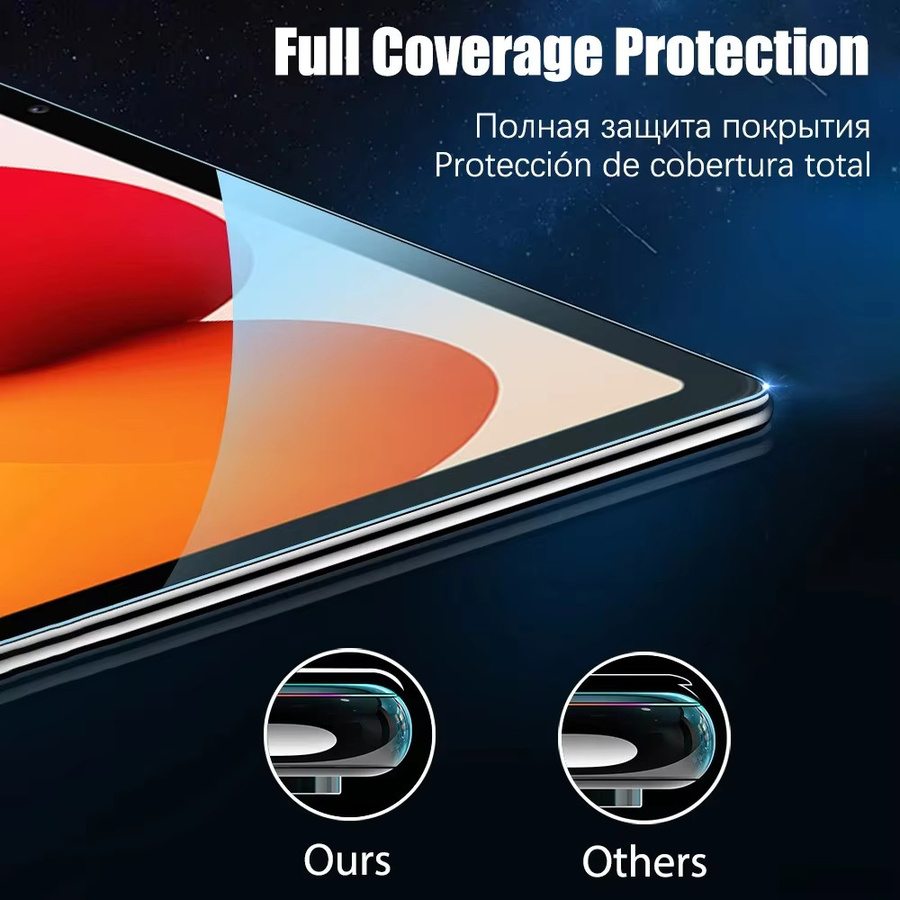 2er-Pack Xiaomi Displayschutzfolie aus gehärtetem Glas für Redmi Pad Pro und Pad Mini, transparent, 9H Härtegrad - Bild 6