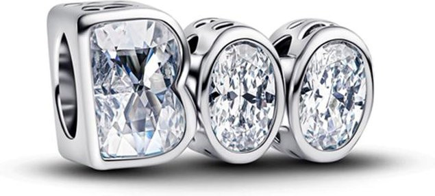 TIANGU Anhänger, 925 Silber, Herz, Perle, Zirkonia, Damen - Bild 1