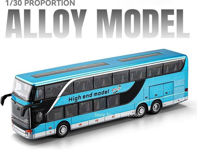 Linyi toy car Geschäftsbus, Spielzeugfahrzeuge, 1:30, ab 14 Jahre - Bild 1