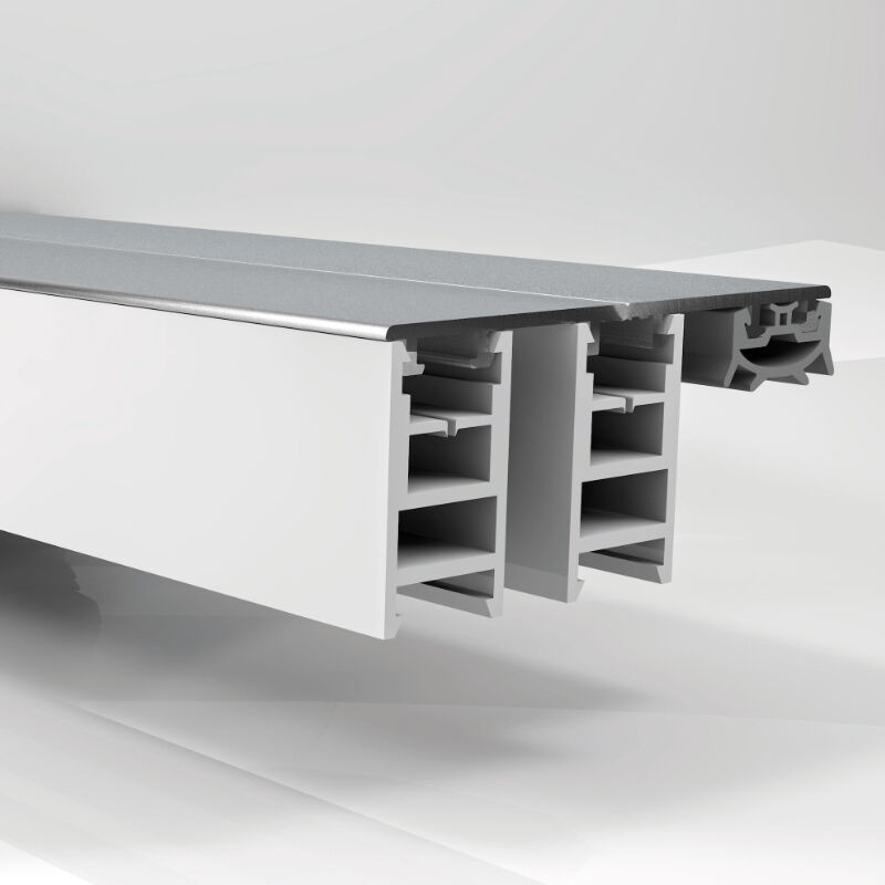 Mendiger Rand Verlegeprofil Friedrich von Lien AG aus Aluminium in Silber für 12-15 mm Stegplatten Click-System Breite: 70 mm - Bild 1