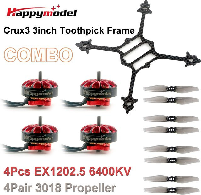 HappyModel Crux3 Toothpick Frame Kit, DIY-Teile - Bild 1