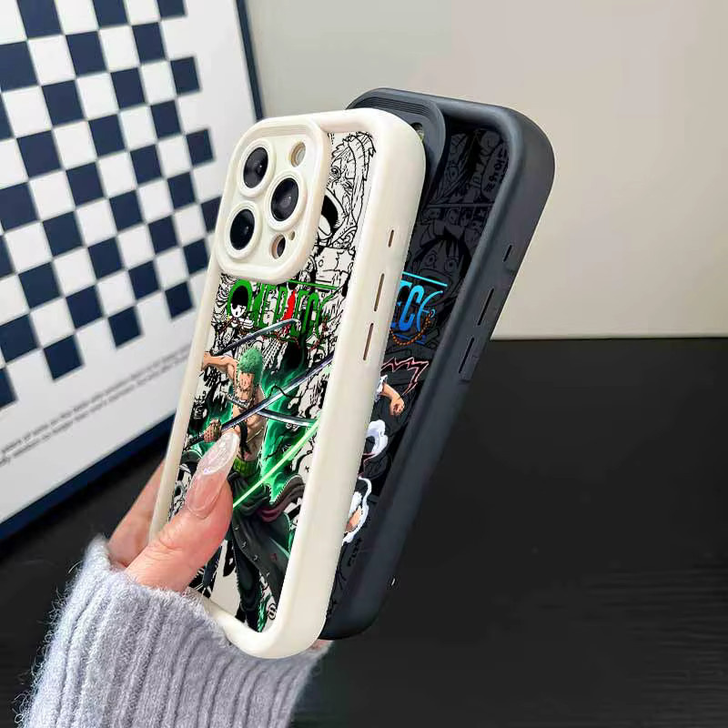 Ones P-Piecer Silikon Handyhülle mit Augen-Leiter-Design für Apple iPhone 17 16 15 14 13 12 11 Pro Max Mini, Mehrfarbig - Bild 2