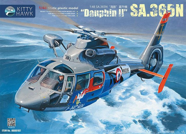 Kitty Hawk Sa.365N Dauphin II, Fahrzeuge, 1:48, ab 14 Jahre - Bild 1