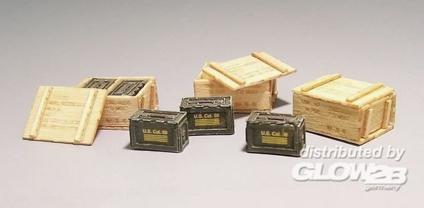 plusmodel US wooden ammunition boxes - Vietnam, Holz, Natur / Holzfarben - Bild 1